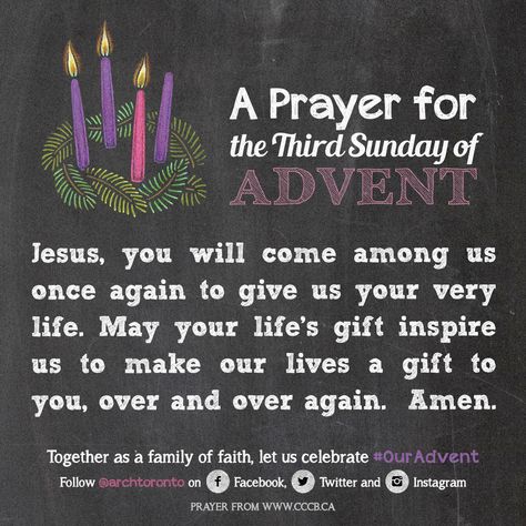 Prayer for the Third Sunday of Advent #ouradvent Advent Wishes, Sunday School Advent, Advent Wreath Prayers, Worship Pastor, Advent Catholic, Third Sunday Of Advent, Advent Prayers, Sunday School Activities, Advent Season