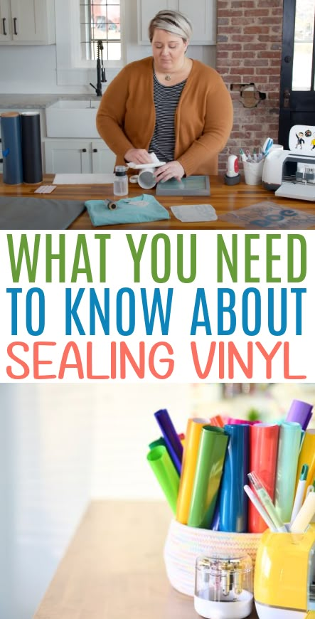 What You Need to Know About Sealing Vinyl - Makers Gonna Learn Vinyl Craft Projects, Cricut Projects Easy, Circuit Crafts, Cricut Help, Cricut Hacks, Cricut Explore Projects, Cricut Expression, Cricut Tips, Cricut Projects Beginner