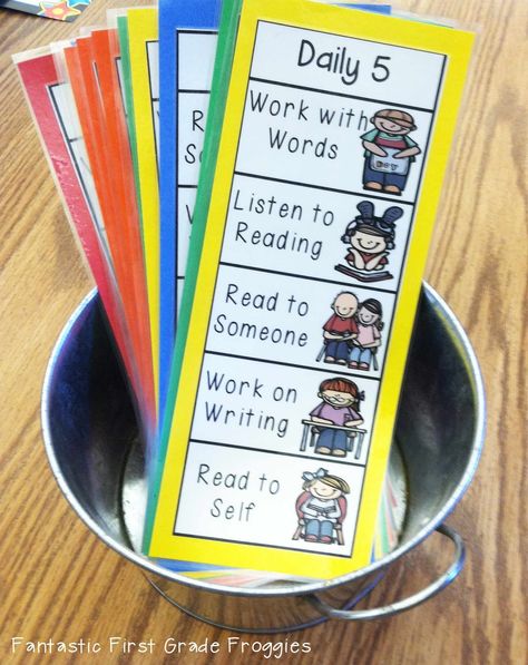 Daily 5 Kindergarten, Daily 5 Stations, Daily 5 Centers, Daily 5 Reading, Daily 5 Activities, 1st Grade Reading, Teacher Bag, Daily Five, Literacy Stations