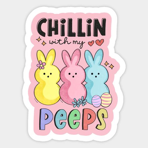 Marshmallow peeps rock!Chill out with these cool dudes.HAPPY Easter -- Choose from our vast selection of stickers to match with your favorite design to make the perfect customized sticker/decal. Perfect to put on water bottles, laptops, hard hats, and car windows. Everything from favorite TV show stickers to funny stickers. For men, women, boys, and girls. Peeps Candy, Marshmallow Peeps, Hard Hats, Car Windows, Funny Stickers, Happy Easter, Custom Stickers, Favorite Tv Shows, Water Bottles