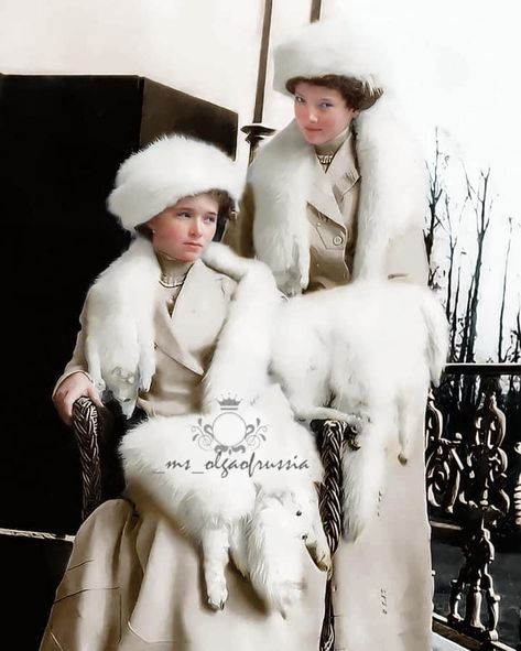 Grand Duchess Tatiana Nikolaevna Of Russia, Olga Nikolaevna, Olga Romanov, Tatiana Romanov, Russian Royalty, Familia Romanov, Tatiana Nikolaevna, Alexei Romanov, Romanov Sisters