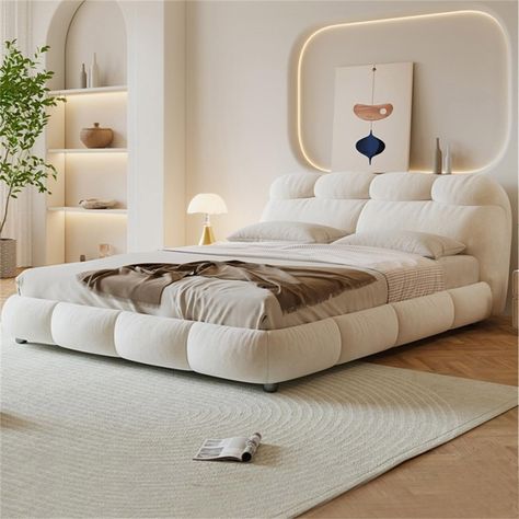 AL Ebdaa Al Malakie Furniture (@almalake_style) • Instagram photos and videos White Double Bed Frame, Modern Contemporary Bed, Adult Loft Bed, Modern Double Beds, Bed Frame Headboard, Nightstands Bedroom, Bed Organizer, Tatami Bed, Queen Size Bed Frame