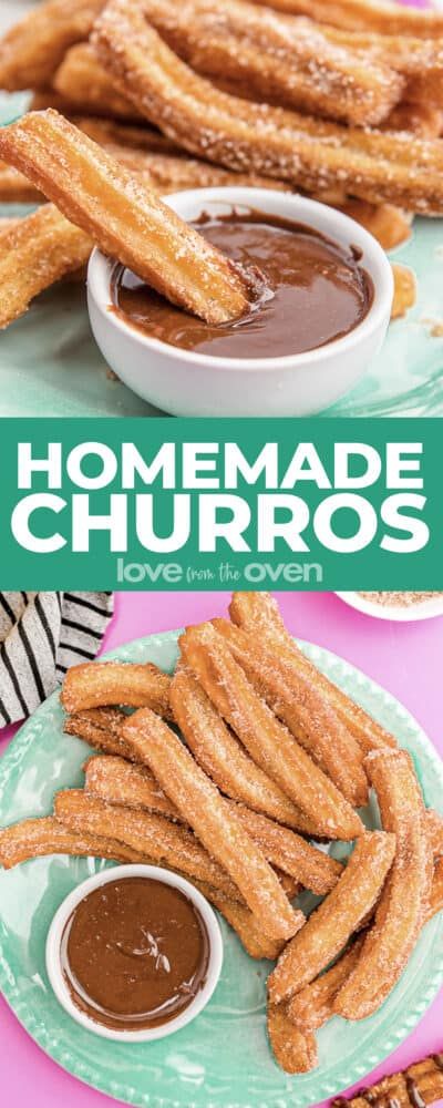 How To Make Churros • Love From The Oven Oven Baked Churros, Oven Churros, Home Made Churros, Make Churros, Homemade Churros Recipe, Easy Churros Recipe, Homemade Churros, Love From The Oven, Churros Recipe