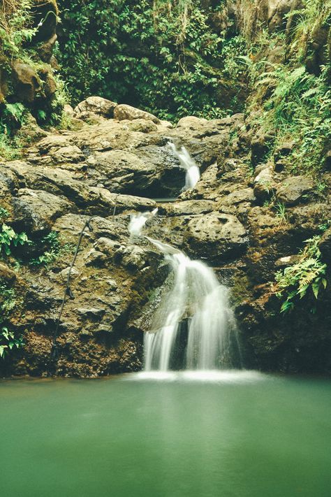 Waimano Falls: A Great Trail With A Catch (Oahu, Hawaii)￼ Oahu Waterfalls, Lulumahu Falls Oahu, Manoa Falls Oahu, Honolulu Beach, Cliff Jump, Waimano Falls Oahu, Sharks Cove Oahu, Oahu Hikes, Red Sand Beach