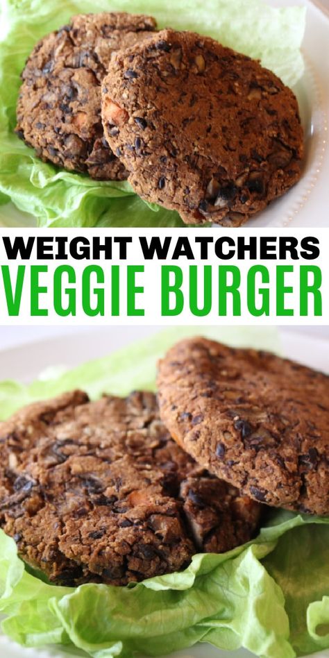 You will be shocked at how tasty this Weight Watchers veggie burger actually is and how low in myWW points it is too! Healthy, hearty and delicious. #veggieburger #ww #weightwatchers Ww Vegetarian, Weight Watchers Vegan Recipes, Vegan Ww Recipes, Weight Watchers Recipes Vegetarian, Vegan Weight Watchers, Vegetarian Weight Watchers Recipes, Vegan Weight Watchers Recipes, Weight Watchers Vegetarian Recipes, Low Carb Veggie Burger