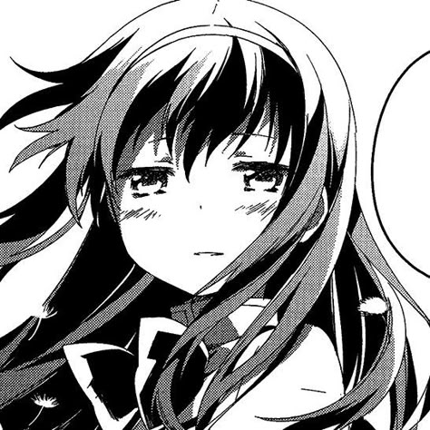 Madoka Magica Dark Aesthetic, Madoka Magica Icons Manga, Homura Manga Icon, Madoka Magica Homura Icon, Homura Akemi Manga, Homura Manga, Madoka Manga, Weird Icons, Homura Akemi Pfp