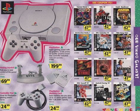 Millennial Nostalgia, Nerd Games, Play Station, Us Holidays, Vintage Video Games, Playstation 1, Vintage Videos, Classic Video, Retro Video