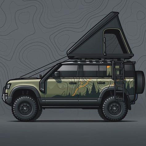 Overland Design, New Defender, Overland Truck, Expedition Truck, Cool Car Drawings, Land Rover Models, Land Rover Defender 110, Overland Vehicles, Concept Car Design