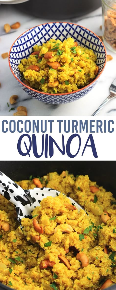 Turmeric Quinoa, Healthy Side Dish, Healthy Side, Healthy Sides, Quinoa Recipes, Healthy Side Dishes, Healthy Nutrition, Nutrition Recipes, Side Dish Recipes