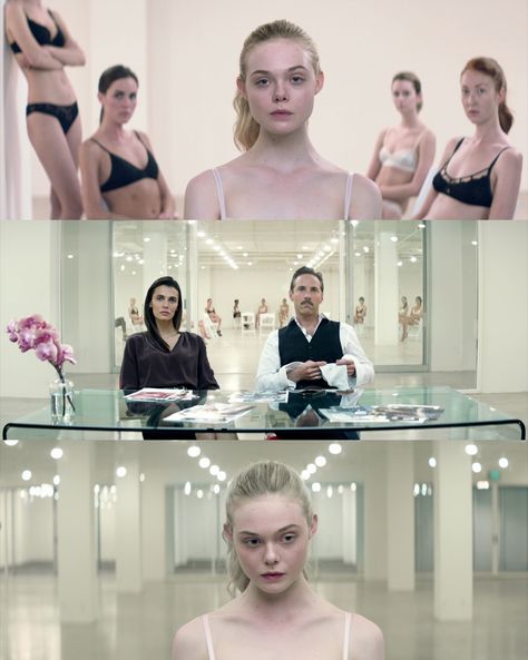 The Neon Demon (2016), directed by Nicolas Winding Refn. Starring Elle Fanning, Jena Malone, Keanu Reeves, Bella Heathcote and Abbey Lee Kershaw Neon Demon Cinematography, Neon Demon Movie, Elle Lee, Bella Heathcote, Nicolas Winding Refn, John Wesley Shipp, Neon Demon, The Neon Demon, Jena Malone