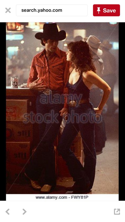 Urban Cowboy Costume Ideas, Urban Cowboy Movie Outfits, Cowboy Couple Costume, Johnny Travolta, Urban Cowboy Movie, Debra Winger, Retro Things, Crazy Heart, Urban Cowgirl