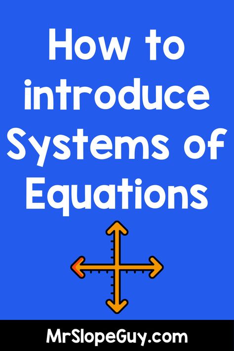 Math teacher blog on systems of equations. Introducing systems of equations to middle and high school students can be a rewarding experience when approached methodically. Building on existing graphing skills, such as understanding slope-intercept form, provides a seamless transition into graphing systems of equations. In this blog, we'll explore the best ways....follow the link to read this math blog. System Of Equations, Algebra Equations, Systems Of Equations, Solving Word Problems, Teacher Blogs, Video Lessons, Word Problems, Math Teacher, School Students