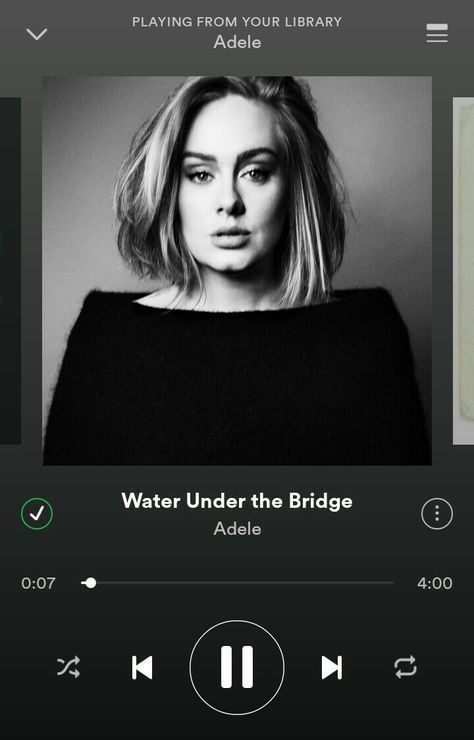 #NowPlaying Water Under the Bridge by Adele Adele Water Under The Bridge, Vibe Playlist, Adele Wallpaper, Water Under The Bridge, Under The Bridge, Who Runs The World, Fame Dr, The Bridge, My Vibe