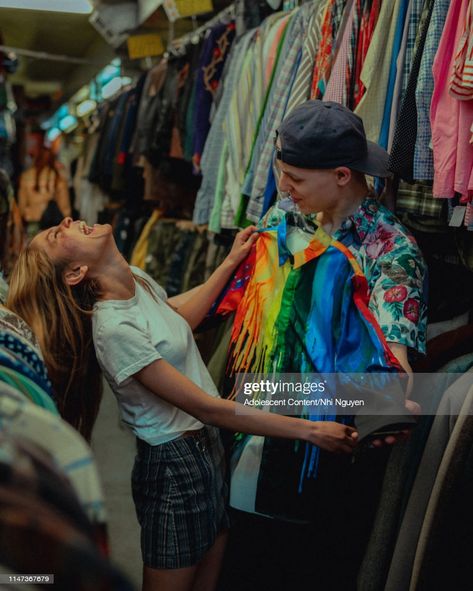 Thrift Shop, Thrift Shopping, Still Image, Rough Cut, Thrift Store, Stock Photography, Hair Wrap, Getty Images, Shopping Outfit