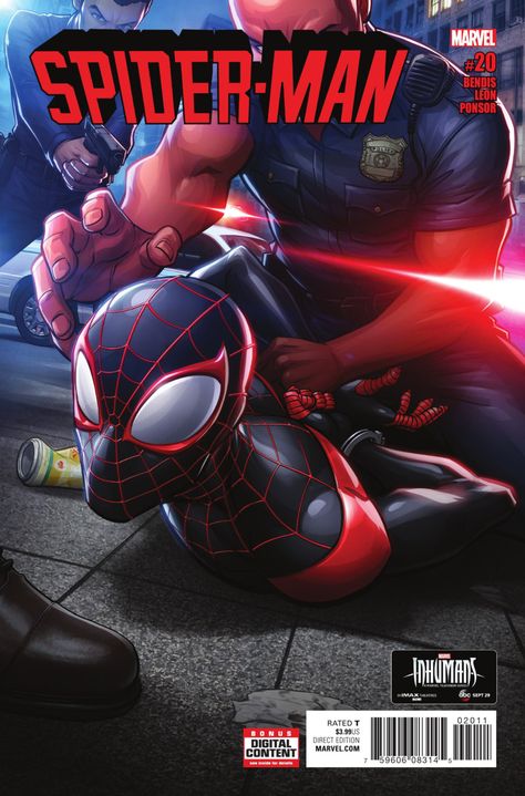 Spider-Man #20 Mile Morales, Patrick Brown, Black Superheroes, Spiderman 1, Comics Cover, John Romita Jr, Spider Man Miles Morales, Ultimate Spider Man, Miles Morales Spiderman