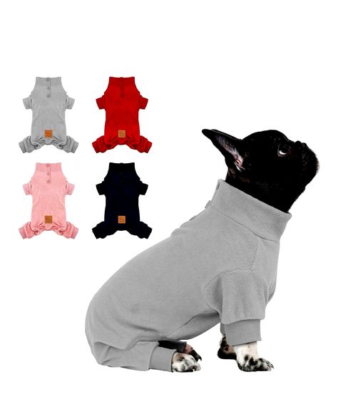 CYEOLLO PAJAMAS Thermal Jumpsuits Stretchy Dog Onesie, Stretchy Jumpsuit, Puppies In Pajamas, Dog Pjs, Small Sized Dogs, Cold Weather Dogs, Fleece Dog Coat, Dog Winter Coat, Small Dog Clothes