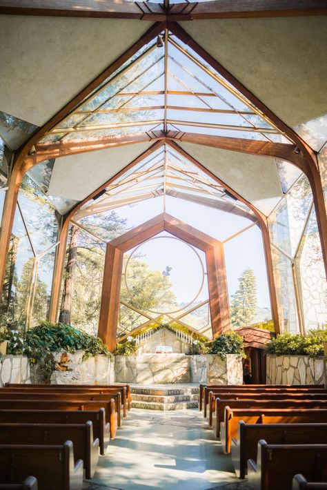 Wayfarers Chapel Wedding, Palos Verdes Wedding, Ocean View Hotel, Wedding Locations California, Wayfarers Chapel, Outdoor Vibes, Glass Chapel, Elopement Packages, Wedding Venue Inspiration