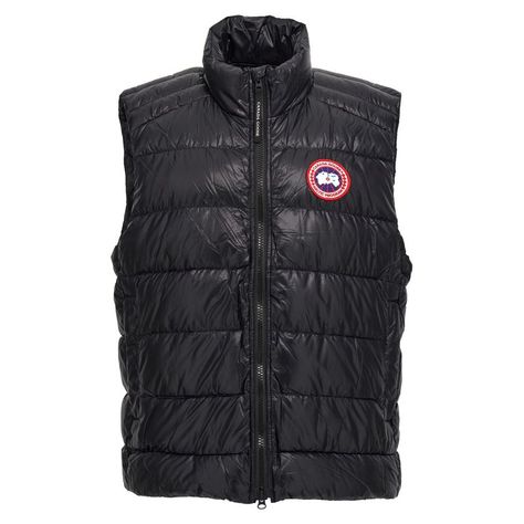 'Crofton' Nylon Vest With Feather Padding, Front Logo Patch, Zip Closure, Pockets. Color: Black Size & Fit: True To Size Fit Composition: 100% Polyamide Made In: Canada Sku: Jul-2229m5161 Welcome To The Official Luosophy Poshmark Closet! Luosophy Is A Luxury Brand Reselling Company Founded In San Diego, Ca From 2016. All Our Products Are Imported From Italy And Sold In The Usa. We Do Our Best To Provide High Fashion, Luxury Items At Affordable Prices. We Guarantee All Our Products Are 100% Authe Black Waistcoat, Canada Goose Mens, Barbour Steve Mcqueen, Burberry Hat, Outerwear Vest, Mens Vest, Canada Goose, Leather Accessories, Boat Shoes