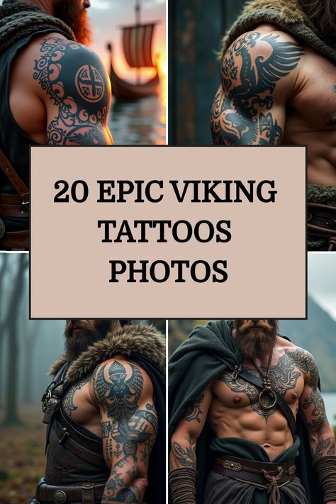 20 Epic Viking Tattoos Photos Norwegian Tattoos Men, Lagatha Vikings Tattoo, Norse Neck Tattoo, Vikings Tattoos For Men, Till Valhalla Tattoo, Nordic Viking Tattoo Design, Viking Chest Tattoo Men, Nordic Back Tattoo, Viking Tattoos For Women Norse Mythology