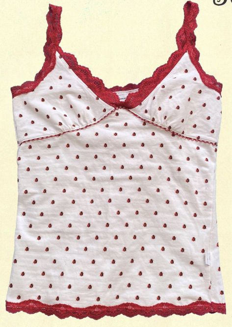 Ladybug Clothes, Ladybug Shirt, Ladybug Design, Ladybug Outfits, Y2k Fits, Smink Inspiration, Style Change, Cute Tops, Dream Clothes