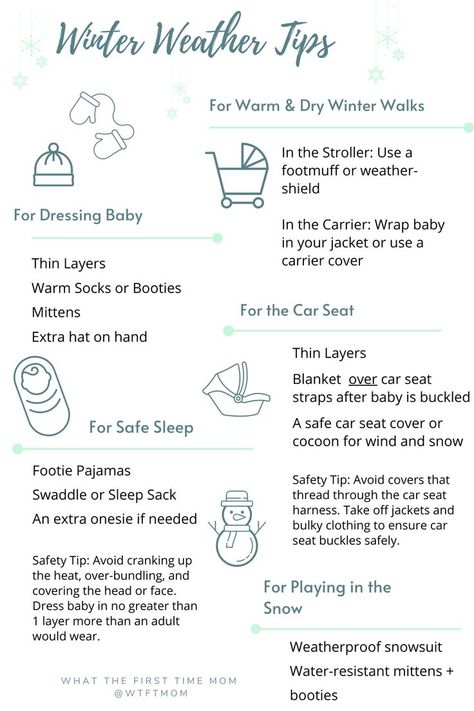 How To Dress Newborn, Dress Baby For Sleep, Winter Baby Gear, First Time Mom Tips, Baby Winter Dress, Baby Books Diy, Car Seat Safety, Baby Guide, Winter Newborn