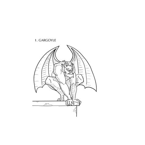 Gargoyle Inktober, Gargoyle Drawing, Gargoyle Tattoo, Tattoos For Women, Tatting, Tattoo Ideas, Home Decor Decals, Tattoos, Stone