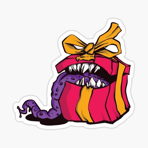 "RPG mimic Treasure Chest Sticker" Sticker by Novana-art | Redbubble Mimic Chest, Treasure Chest, Sticker Design, Sell Your Art, Vector Art, Vinyl Sticker, Character Art, Old Things, Art Inspiration