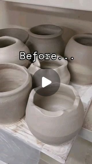 Mukesh Kumar on Instagram: "Ceramic art by @pottery_plantsbypony #vase #beforeandafter #glazeware #vaseofinstagram" Round Vase, August 17, Ceramic Art, Vase, Ceramics, On Instagram, Instagram, Art