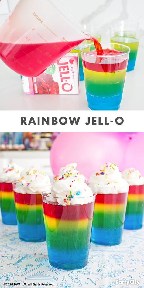 Coco Melon Birthday Food Ideas, Coco Melon Birthday Party Food Ideas, Rainbow Party Desserts, Cocomelon Theme Food Ideas, Rainbow Theme Snacks, 2nd Birthday Party Snacks, Dollar Tree Rainbow Party, Colorful Snacks For Kids, Rainbow Birthday Party Food Ideas