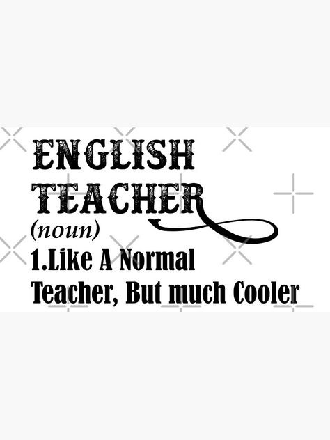 "Englsih Teacher Like A Normal Teacher But Much Cooler | Funny Englsih Teacher Definition" Cap by Wazzy-AK | Redbubble English Teacher Quotes Funny, English Teacher Quotes, Teacher Definition, Teacher Quotes Funny, Funny English, Simple Drawings, Job Quotes, Teacher Design, High School Teacher