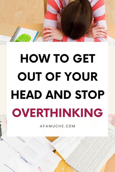 How To Get Out Of Your Own Head And Declutter Your Mind - Afam Uche How To Get Out Of Your Own Head, Declutter Your Mind, Feeling Disconnected, Perfectionism, Self Improvement Tips, Negative Thoughts, Physical Activities, Self Development, Getting Out