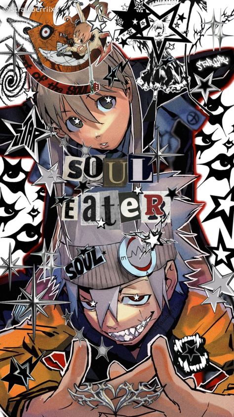 Wallpaper👁️‍🗨️|#souleater #maka #soul Soul Evans, Maka Albarn, Soul X Maka, Soul Eater Manga, Soul And Maka, Corpse Party, Anime Soul, Soul Eater, Funky Art