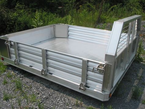 Flatbed Truck Ideas, Flatbeds For Pickups, Custom Truck Flatbeds, Truck Bed Trailer, Flatbed Truck Beds, Aluminum Truck Beds, Custom Flatbed, Truck Accesories, Mini Trucks 4x4