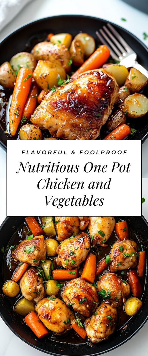 Image for Nutritious One Pot Chicken and Vegetables High Blood Pressure Recipes Dinner, One Pot Chicken And Vegetables, Healthy One Pot Meals Clean Eating, Meals To Lower Cholesterol Recipes, Low Cholesterol Recipes Dinner Easy, Dinner Ideas For Diabetics, Low Calorie Chicken Dinner, Heart Healthy Dinner Recipes, Low Cholesterol Recipes Dinner