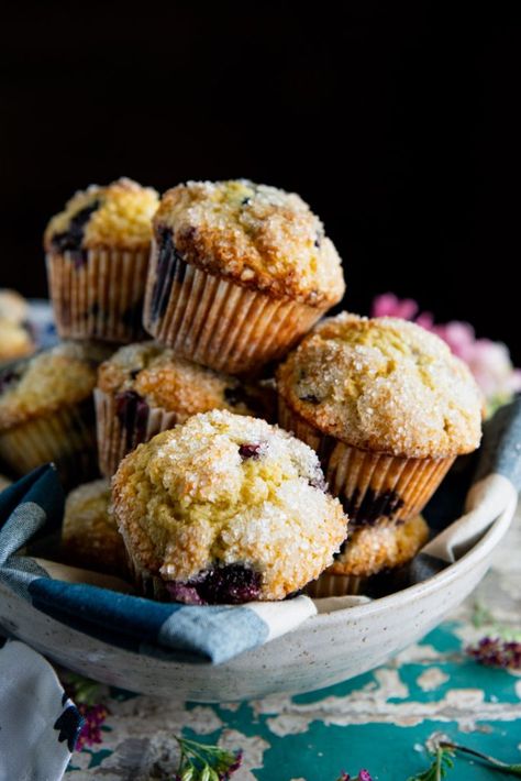 Moist Blueberry Muffins, Sour Cream Blueberry Muffins, Sour Cream Muffins, Bakery Style Blueberry Muffins, Homemade Blueberry Muffins, Easy Blueberry Muffins, Healthy Blueberry Muffins, Best Blueberry Muffins, Moist Muffins