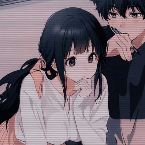 #Hyouka #Chitanda #Oreki #Matchingicon Matching Pfp Oreki And Chitanda, Oreki X Chitanda Matching Pfp, Best Anime Matching Pfp, Chitanda Oreki Matching Icons, Matching Couples Pfp Anime, Hyouka Chitanda And Oreki Matching, Chitanda X Oreki Matching Pfp, Best Anime Couple Matching Pfp, Oreki Matching Pfp