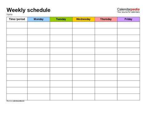 Free Weekly School  Schedule Template | Templates at allbusinesstemplates.com Goodnotes School Schedule, Weekly School Schedule, School Schedule Printable, Homeschool Schedule Template, Study Schedule Template, Weekly Schedule Template, Class Schedule Template, Marketing Calendar Template, Weekly Calendar Template