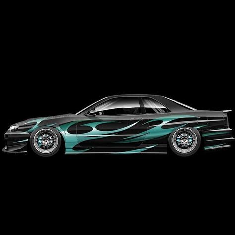 Carx Drift Racing Livery, Truck Paint Jobs, Fiat Tempra, Car Banner, Car Paint Jobs, Car Sticker Design, Truck Paint, Racing Car Design, Car Wrap Design