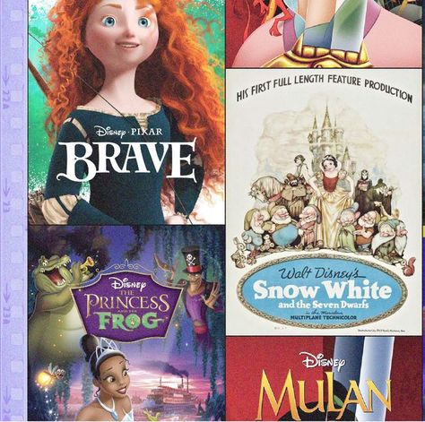 Here's How You Can Stream All of the Disney Princess Movies in Order Disney Princess Movies In Order, First Disney Princess, Aladdin Live, Aladdin 1992, Sleeping Beauty 1959, Evil Stepmother, Unlikely Friends, Diverse Characters, Disney Princess Movies