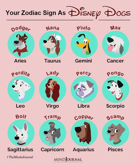 Your Zodiac Sign As Disney Dogs Disney Princess Zodiac Signs, Disney Princess Zodiac, Leo Lady, Disney Zodiac, Zodiac Signs Pictures, Zodiac Cusp, Zodiac Signs Symbols, Zodiac Characters, Zodiac Signs Chart