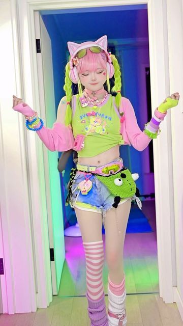 Decora Japanese Fashion, Decora Fashion Outfits, Harajuku Decora Kei, Decora Kei Fashion, Decora Outfits, Decora Aesthetic, Decora Style, Cybergoth Fashion, Decora Fashion