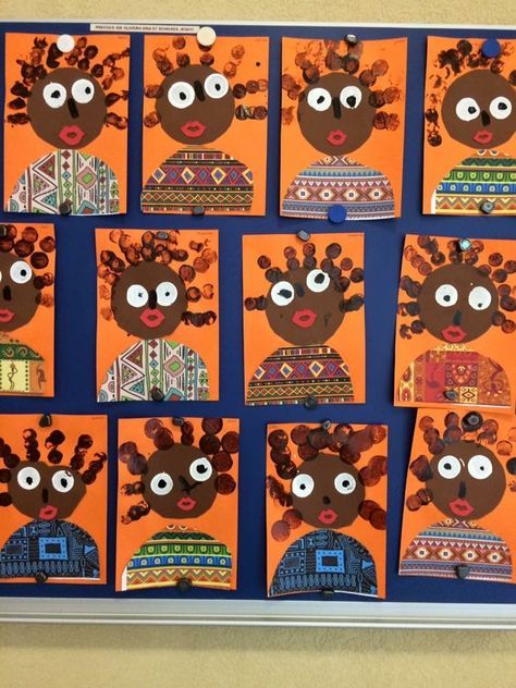 Africa Day Activities For Kids, Heritage Day South Africa Crafts, Heritage Day South Africa, African Art For Kids, Africa Craft, African Art Projects, Africa Day, Kindergarten Art Lessons, African Theme