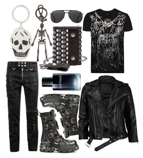 "Casual Goth" by xtoxicrain ❤ liked on Polyvore featuring Alexander McQueen, Christian Dior, Americanflat, Kate Spade, VIPARO, Dior Homme, Robert Graham, men's fashion and menswear Emo Mens Fashion Aesthetic, Mens Rock Outfit, Goth Men Clothes, Black Metal Style Men, Casual Goth Men Outfit, Emo Fashion Male, Gothic Men Outfit, Black Metal Outfit Men, Goth Menswear