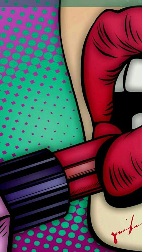 Pop Art Lips, Makeup Wallpapers, Pop Art Drawing, Retro Kunst, Pop Art Illustration, Pop Art Comic, Pop Art Wallpaper, Retro Pop, Art Wallpaper Iphone