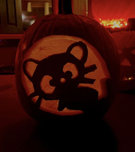 Chococat pumpkin, #sanrio #hellokittycore #hellokitty #chococat #pumpkin #halloween #pumpkincarvingideas #pumpkincarving #orange #aesthetic #kawaii #cute #fall #autumn #autumnvibes Sanrio Halloween Pumpkin, Orange Aesthetic Kawaii, Pochacco Pumpkin Carving, Pumpkin Carving Ideas Sanrio, Sanrio Pumpkin Carving, Sanrio Autumn, Pumkin Ideas, Kitty Pumpkin, Sanrio Icons