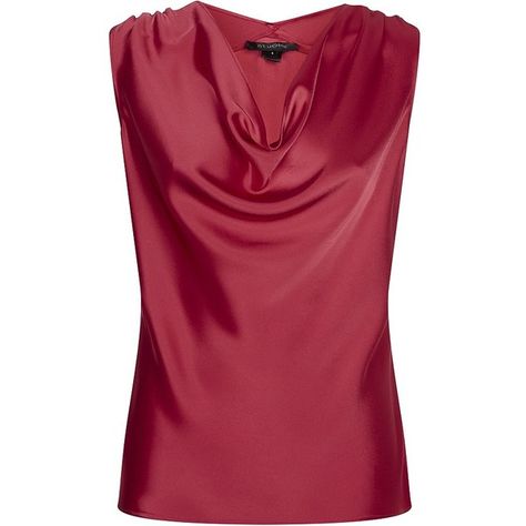 St. John Liquid Satin Cowl Neck Top (13.485 RUB) ❤ liked on Polyvore featuring tops, blusas, satin, shirts, st. john, satin shirt, red cowl neck top, red shirt and cowl neck shirt Blusas Satin, Blouse Simple, Cowl Neck Shirt, Satin Shirts, Top Satin, Liquid Satin, Simple Blouse, Cowl Neck Top, Satin Shirt