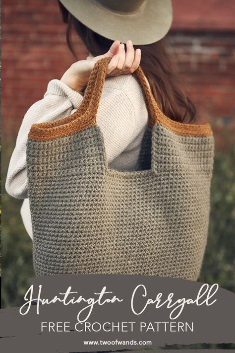 Huntington Carryall, Oversized Purse, Tote Crochet, Crochet Boho Bag, Crochet Bag Pattern Free, Bag Pattern Free, Crochet Market Bag, Crochet Handbags Patterns, Handbag Pattern