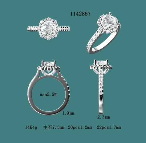 Ring Drawing, Diamond Rings Design, Unique Diamond Rings, Cad Design, Rings Engagement, Gate Design, Classic Ring, Diamond Design, Front View