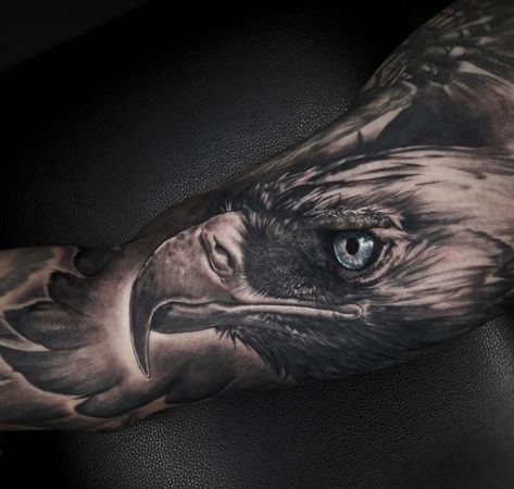 Tattoo Ideas For Inner Bicep, Eagle Inner Bicep Tattoo, Inner Bicep Eagle Tattoo Men, Tattoo Designs Men Shoulder Ideas, Eagle Tattoo Bicep, Inner Bicep Tattoo Men Ideas Design, Bicep Tattoo For Guys Inner, Eagle Tattoo Arm, Viking Sleeve