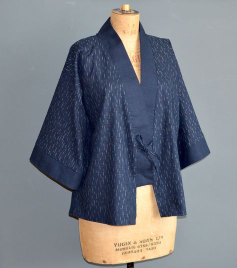 Kimono Jacket Pattern Free, Sewing Pattern Kimono, Kimono Jacket Sewing Pattern, Kimono Jacket Pattern, Kimono Sewing Pattern, Outer Batik, Ropa Upcycling, Diy Kimono, Projek Menjahit